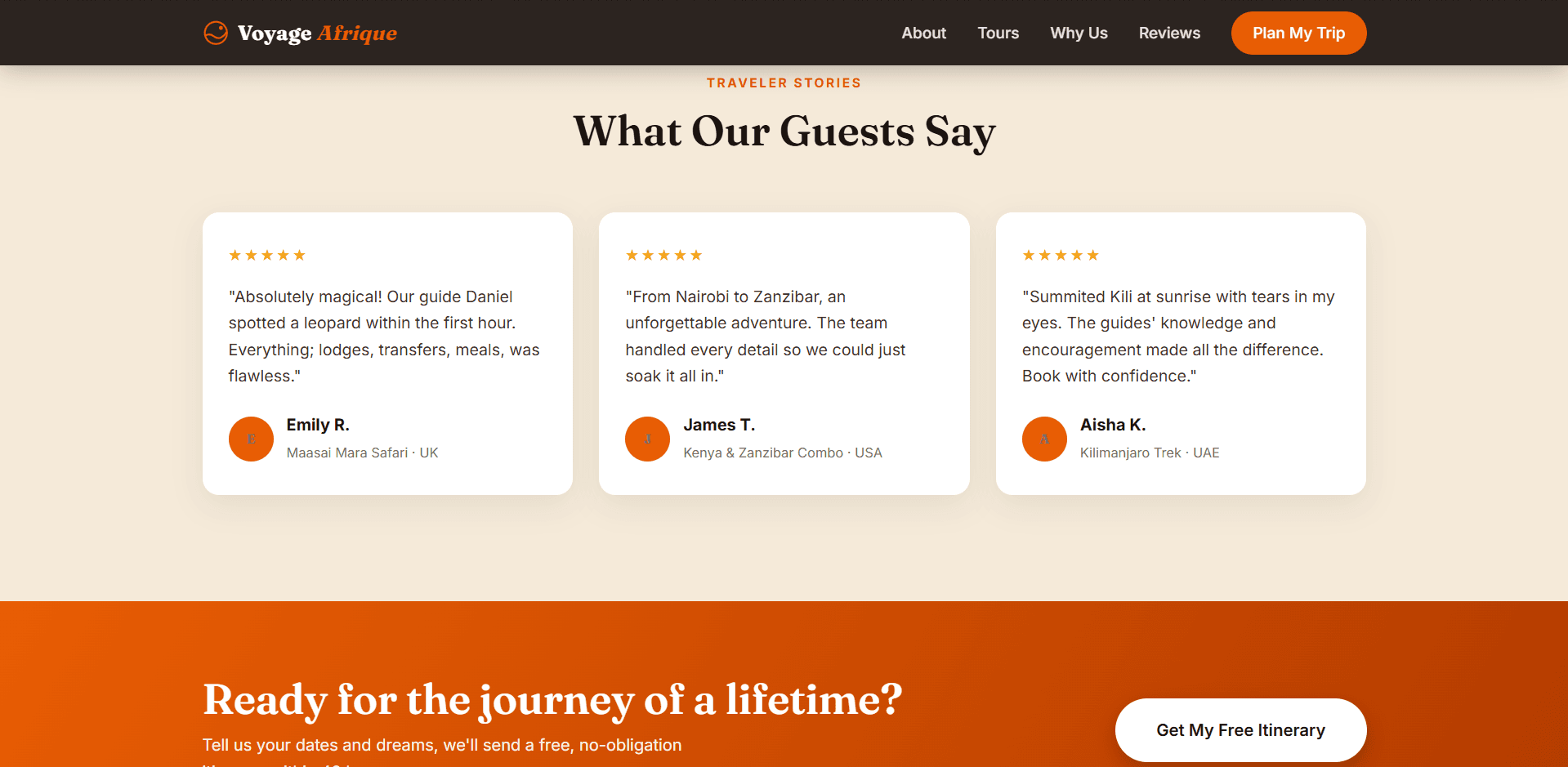 Voyage Afrique Tours — screenshot 3